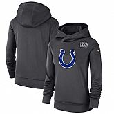 Women Indianapolis Colts Anthracite Nike Crucial Catch Performance Hoodie,baseball caps,new era cap wholesale,wholesale hats